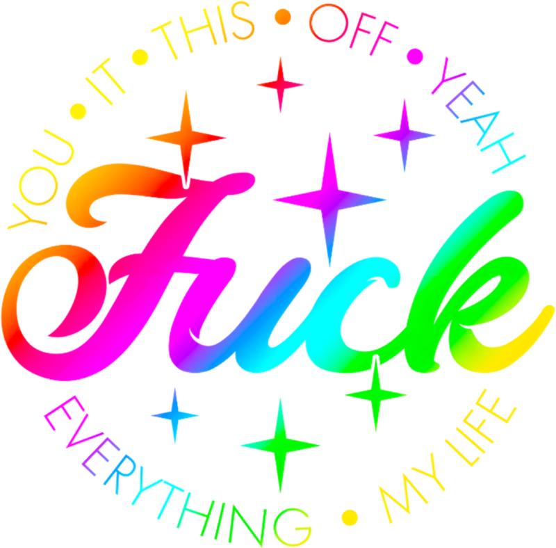 UV DTF decal Stickers cup wraps small decals Obscene Curse Swear Bad words 141 for Cup, glass, mugs, phone case, car, computer, furniture decals, DIY stickers UV DTF Transfer stickers wraps DIY Crafts