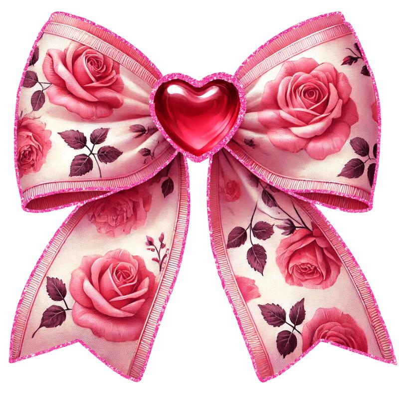 Heat transfers Iron on stickers  bow 25 for Tshirts Iron on Decal Patches Stickers Clothes Hat Pillows DIY Crafts