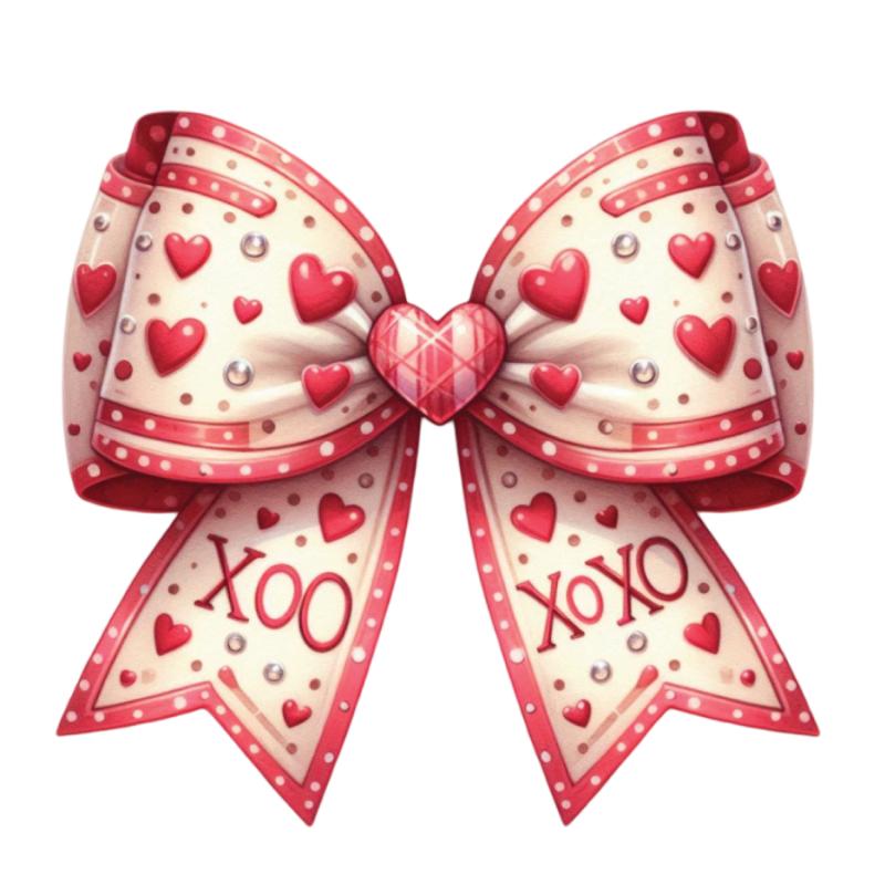 Heat transfers Iron on stickers  bow 199 for Tshirts Iron on Decal Patches Stickers Clothes Hat Pillows DIY Crafts