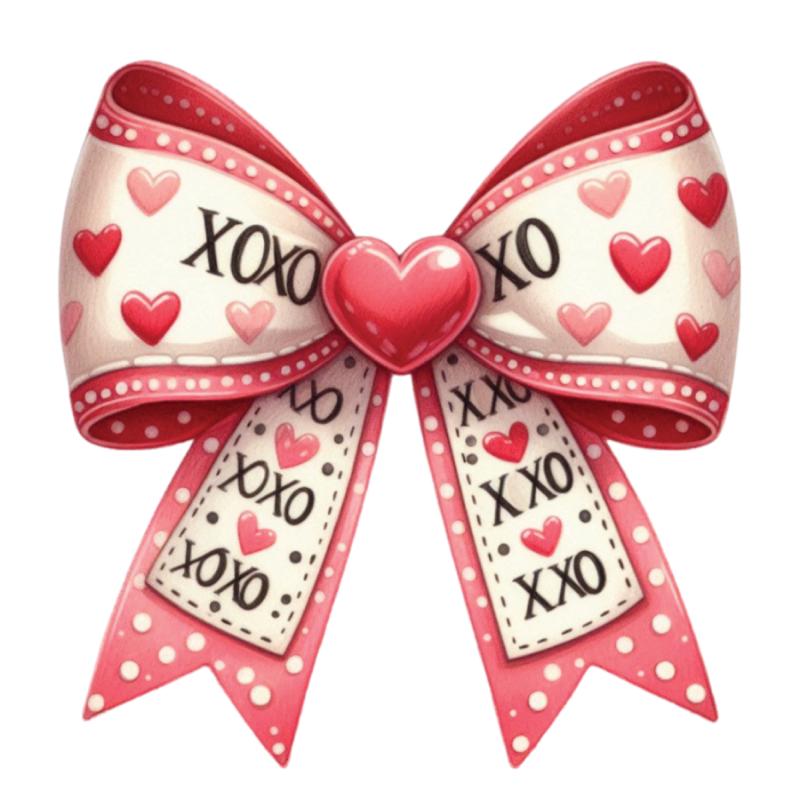 Heat transfers Iron on stickers  bow 198 for Tshirts Iron on Decal Patches Stickers Clothes Hat Pillows DIY Crafts