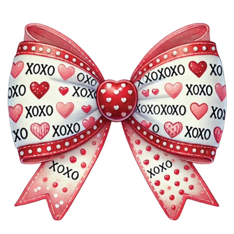 Heat transfers Iron on stickers  bow 192 for Tshirts Iron on Decal Patches Stickers Clothes Hat Pillows DIY Crafts