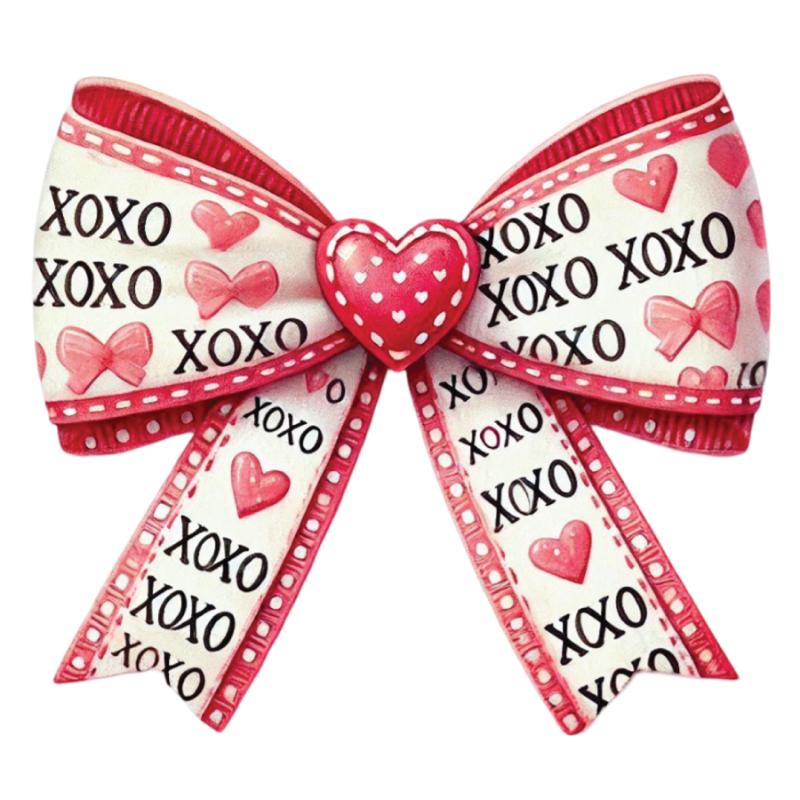 Heat transfers Iron on stickers  bow 187 for Tshirts Iron on Decal Patches Stickers Clothes Hat Pillows DIY Crafts