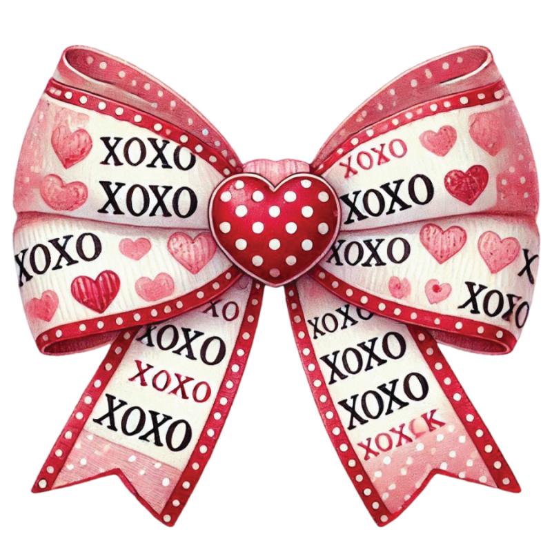 Heat transfers Iron on stickers  bow 183 for Tshirts Iron on Decal Patches Stickers Clothes Hat Pillows DIY Crafts