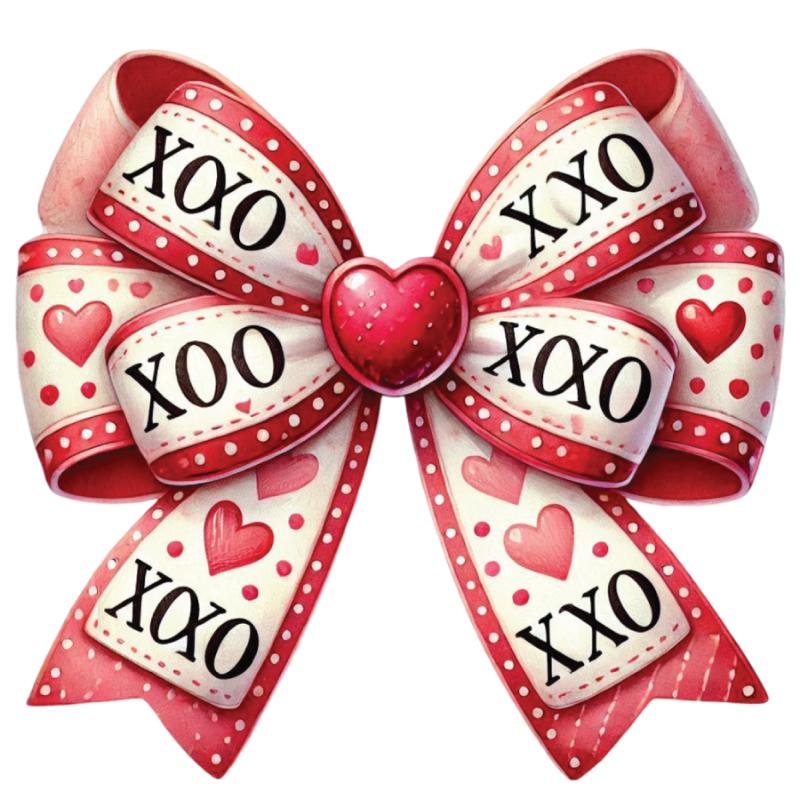 Heat transfers Iron on stickers  bow 181 for Tshirts Iron on Decal Patches Stickers Clothes Hat Pillows DIY Crafts