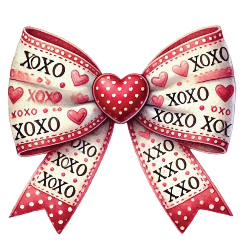 Heat transfers Iron on stickers  bow 179 for Tshirts Iron on Decal Patches Stickers Clothes Hat Pillows DIY Crafts