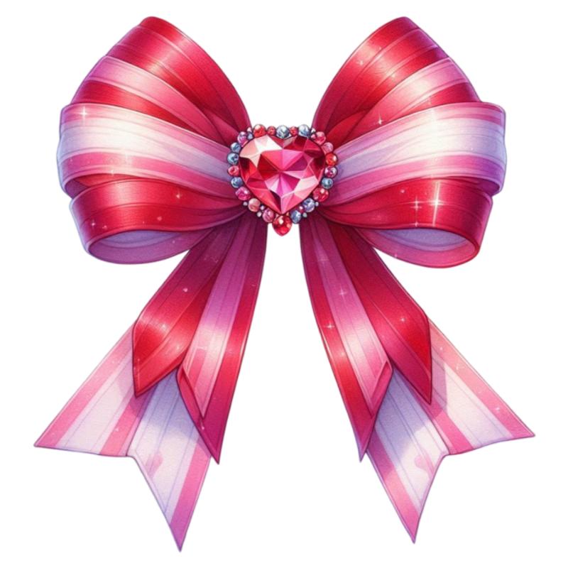 Heat transfers Iron on stickers  bow 125 for Tshirts Iron on Decal Patches Stickers Clothes Hat Pillows DIY Crafts