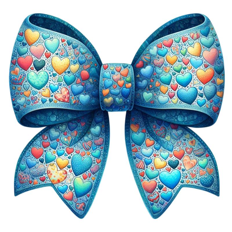 Heat transfers Iron on stickers  bow 74 for Tshirts Iron on Decal Patches Stickers Clothes Hat Pillows DIY Crafts