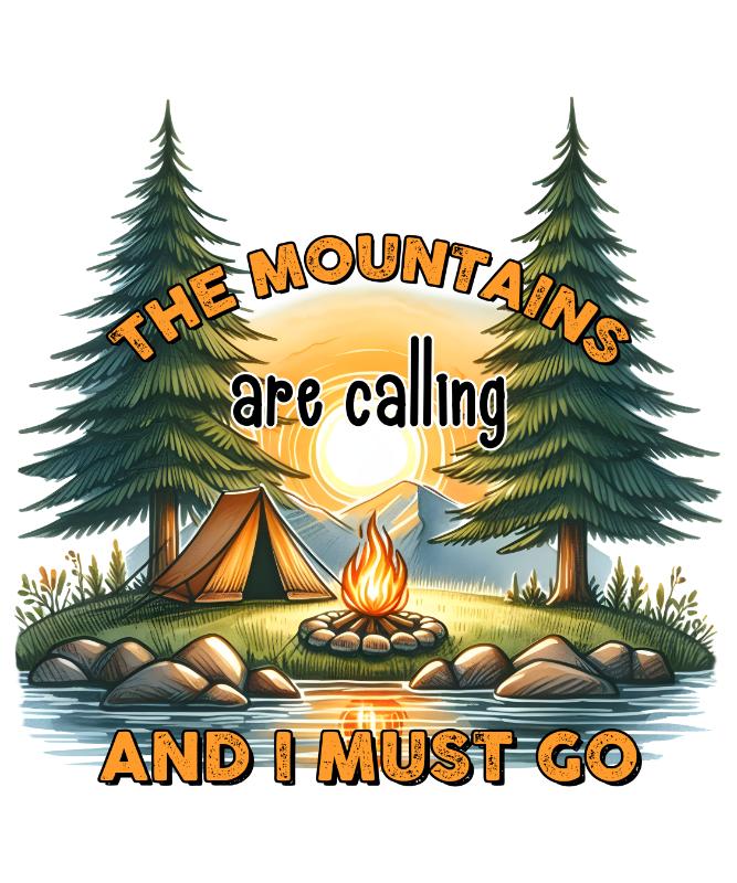 UV DTF decal Stickers cup wraps small decals camping 30 for Cup, glass, mugs, phone case, car, computer, furniture decals, DIY stickers UV DTF Transfer stickers wraps DIY Crafts