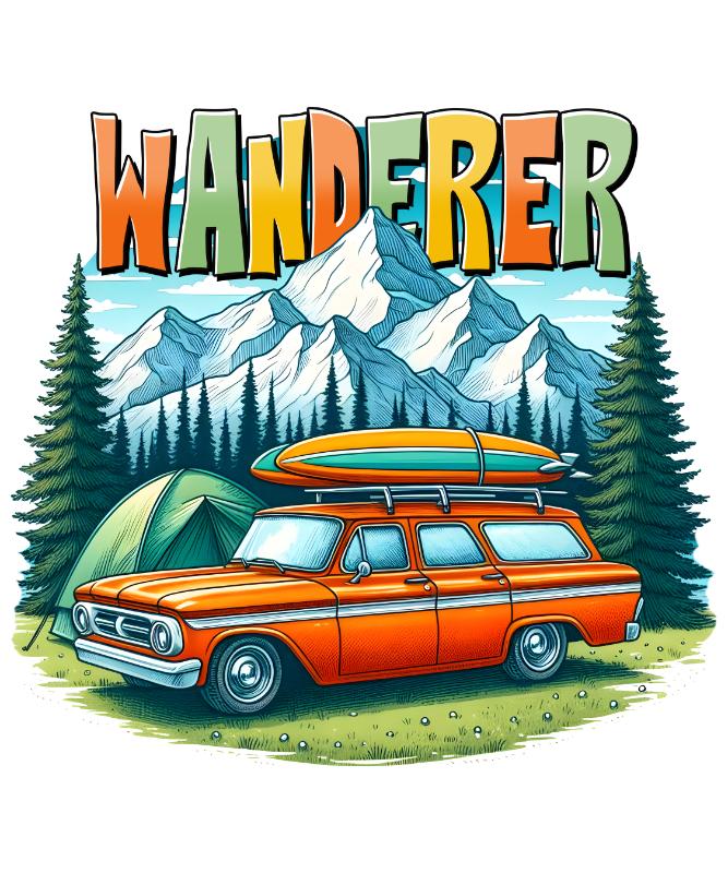 UV DTF decal Stickers cup wraps small decals camping 29 for Cup, glass, mugs, phone case, car, computer, furniture decals, DIY stickers UV DTF Transfer stickers wraps DIY Crafts