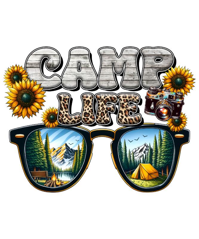 UV DTF decal Stickers cup wraps small decals camping 22 for Cup, glass, mugs, phone case, car, computer, furniture decals, DIY stickers UV DTF Transfer stickers wraps DIY Crafts