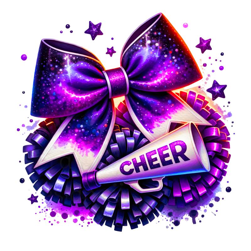 UV DTF decal Stickers cup wraps small decals cheer mom leading 6 for Cup, glass, mugs, phone case, car, computer, furniture decals, DIY stickers UV DTF Transfer stickers wraps DIY Crafts