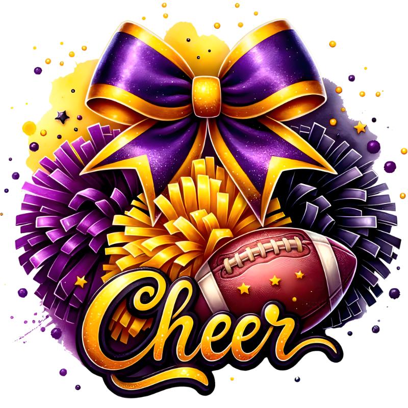 UV DTF decal Stickers cup wraps small decals cheer mom leading 2 for Cup, glass, mugs, phone case, car, computer, furniture decals, DIY stickers UV DTF Transfer stickers wraps DIY Crafts