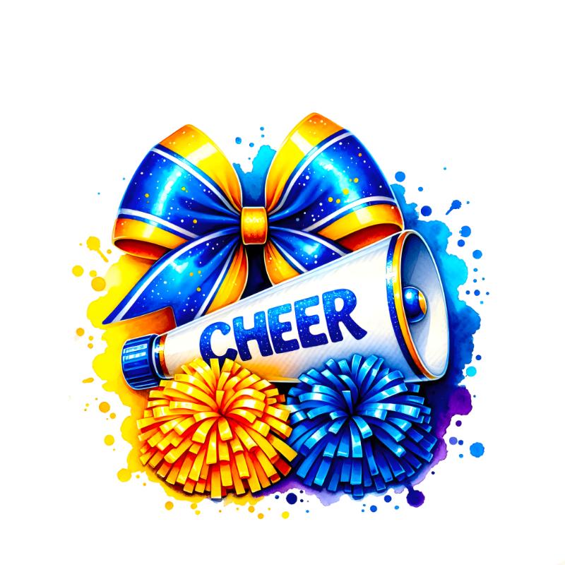 UV DTF decal Stickers cup wraps small decals cheer mom leading 31 for Cup, glass, mugs, phone case, car, computer, furniture decals, DIY stickers UV DTF Transfer stickers wraps DIY Crafts