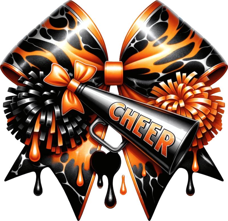 UV DTF decal Stickers cup wraps small decals cheer mom leading 27 for Cup, glass, mugs, phone case, car, computer, furniture decals, DIY stickers UV DTF Transfer stickers wraps DIY Crafts