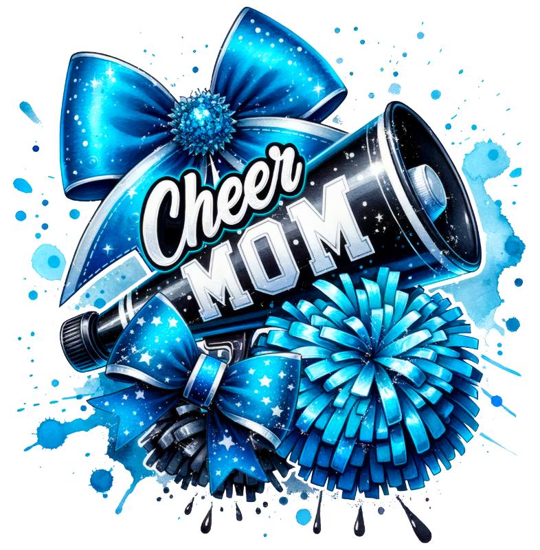 UV DTF decal Stickers cup wraps small decals cheer mom leading 20 for Cup, glass, mugs, phone case, car, computer, furniture decals, DIY stickers UV DTF Transfer stickers wraps DIY Crafts