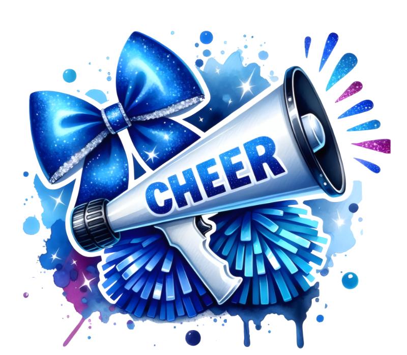 UV DTF decal Stickers cup wraps small decals cheer mom leading 18 for Cup, glass, mugs, phone case, car, computer, furniture decals, DIY stickers UV DTF Transfer stickers wraps DIY Crafts