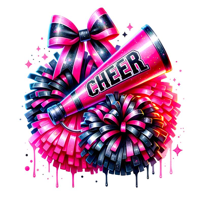 UV DTF decal Stickers cup wraps small decals cheer mom leading 13 for Cup, glass, mugs, phone case, car, computer, furniture decals, DIY stickers UV DTF Transfer stickers wraps DIY Crafts