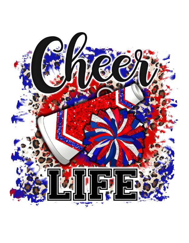 UV DTF decal Stickers cup wraps small decals cheer mom leading 12 for Cup, glass, mugs, phone case, car, computer, furniture decals, DIY stickers UV DTF Transfer stickers wraps DIY Crafts