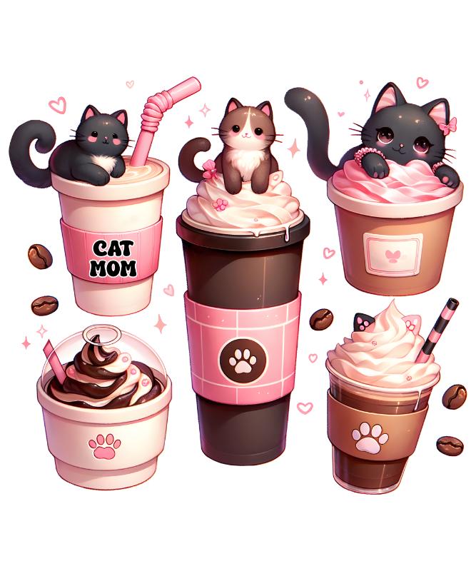 UV DTF decal Stickers cup wraps small decals coffee 11 for Cup, glass, mugs, phone case, car, computer, furniture decals, DIY stickers UV DTF Transfer stickers wraps DIY Crafts