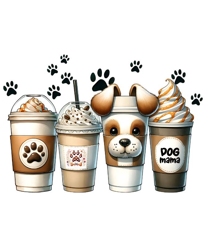 Heat transfers Iron on stickers  coffee 238 for Tshirts Iron on Decal Patches Stickers Clothes Hat Pillows DIY Crafts