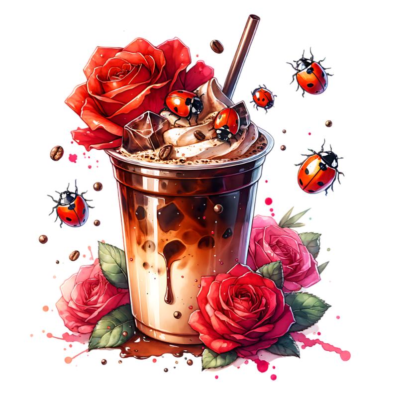 UV DTF decal Stickers cup wraps small decals coffee 224 for Cup, glass, mugs, phone case, car, computer, furniture decals, DIY stickers UV DTF Transfer stickers wraps DIY Crafts