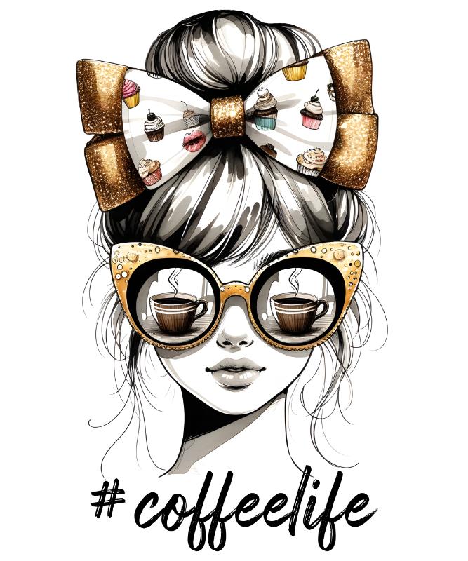 Heat transfers Iron on stickers  coffee 204 for Tshirts Iron on Decal Patches Stickers Clothes Hat Pillows DIY Crafts