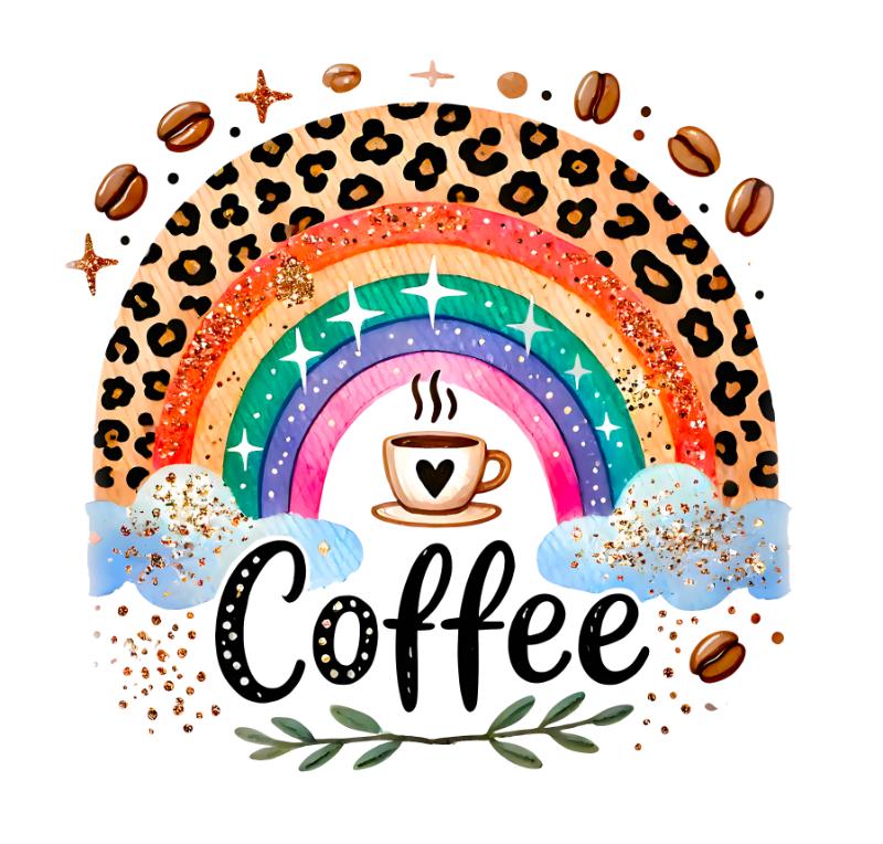 Heat transfers Iron on stickers  coffee 192 for Tshirts Iron on Decal Patches Stickers Clothes Hat Pillows DIY Crafts