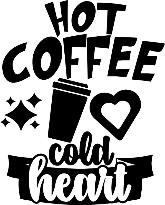 Heat transfers Iron on stickers  coffee 169 for Tshirts Iron on Decal Patches Stickers Clothes Hat Pillows DIY Crafts
