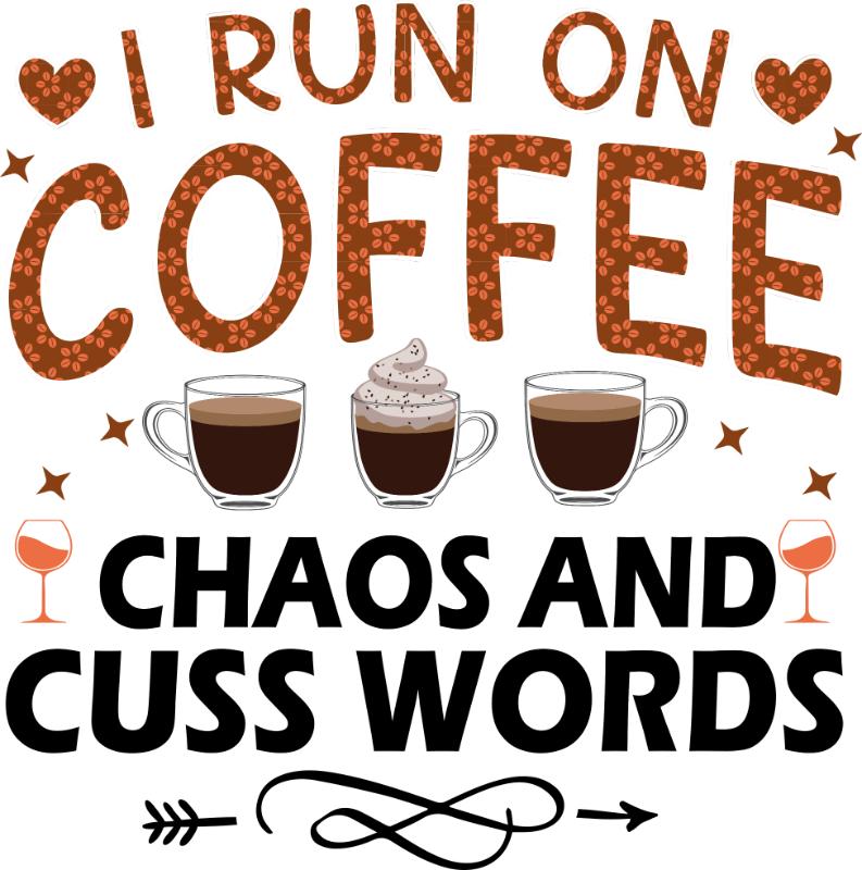 Heat transfers Iron on stickers  coffee 164 for Tshirts Iron on Decal Patches Stickers Clothes Hat Pillows DIY Crafts