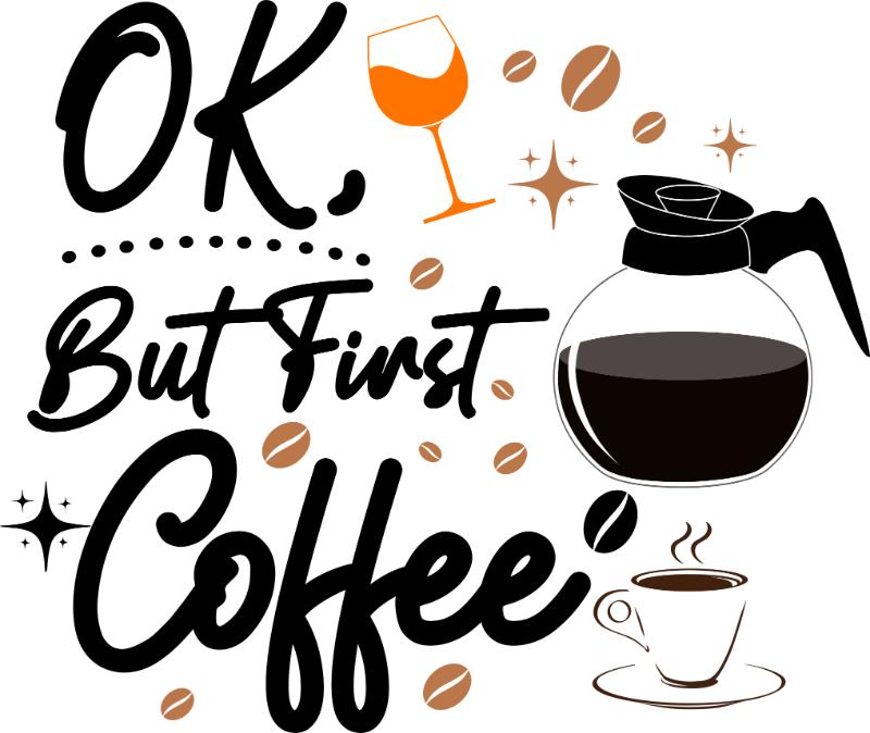 Heat transfers Iron on stickers  coffee 145 for Tshirts Iron on Decal Patches Stickers Clothes Hat Pillows DIY Crafts