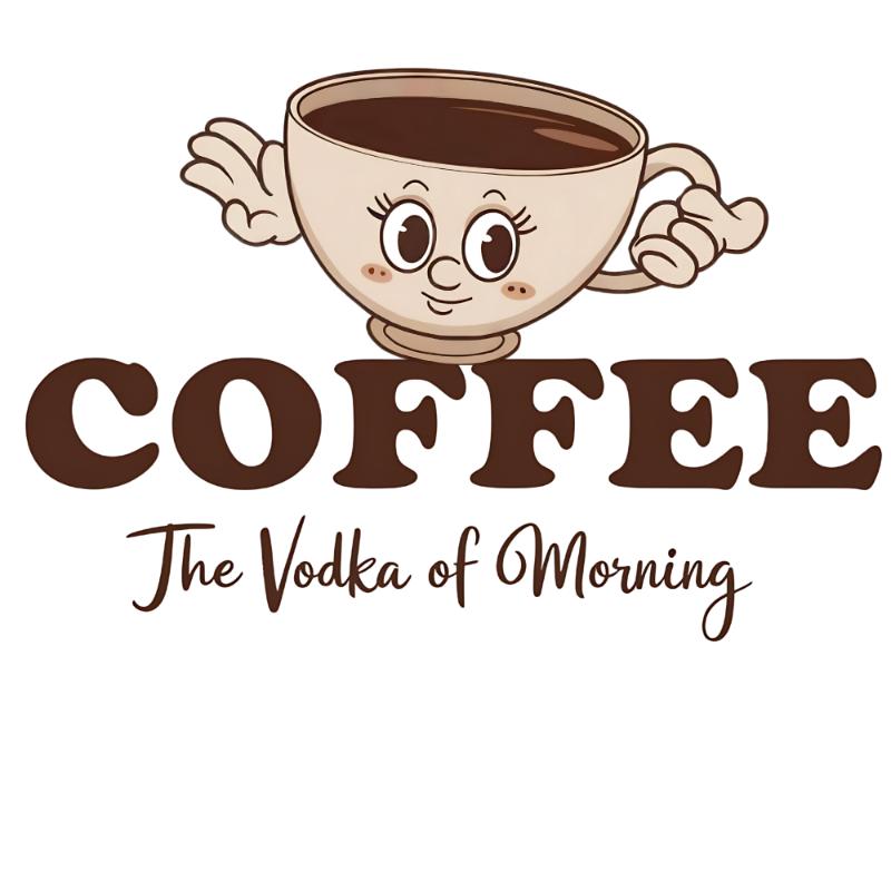 Heat transfers Iron on stickers  coffee 73 for Tshirts Iron on Decal Patches Stickers Clothes Hat Pillows DIY Crafts