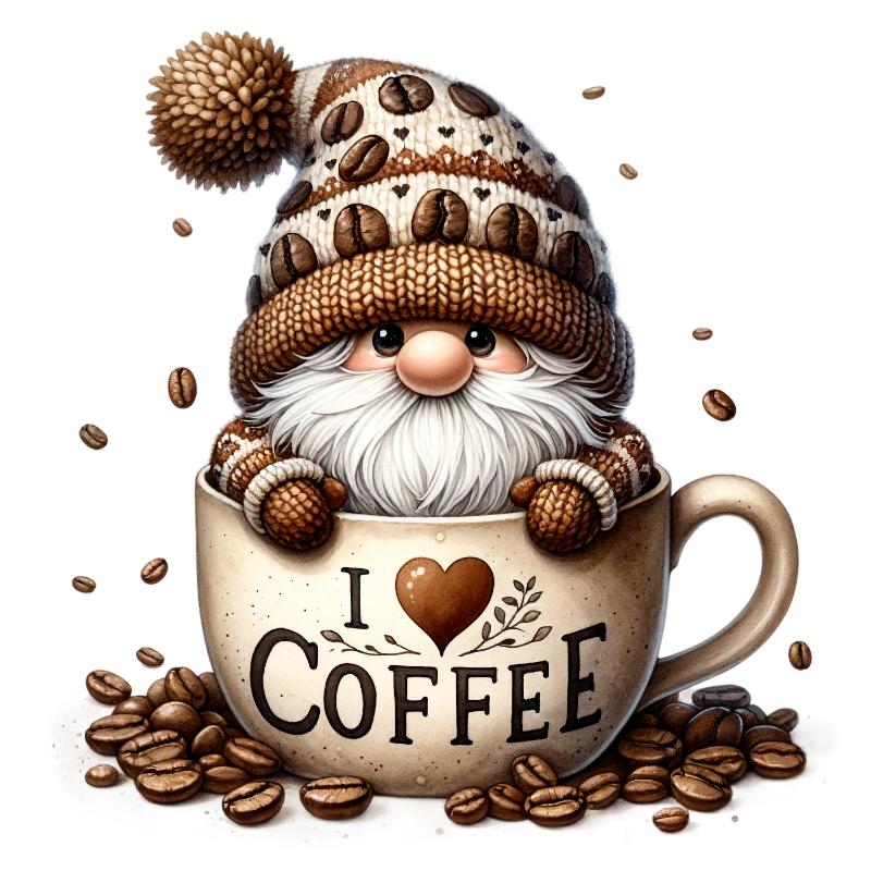 Heat transfers Iron on stickers  coffee 54 for Tshirts Iron on Decal Patches Stickers Clothes Hat Pillows DIY Crafts