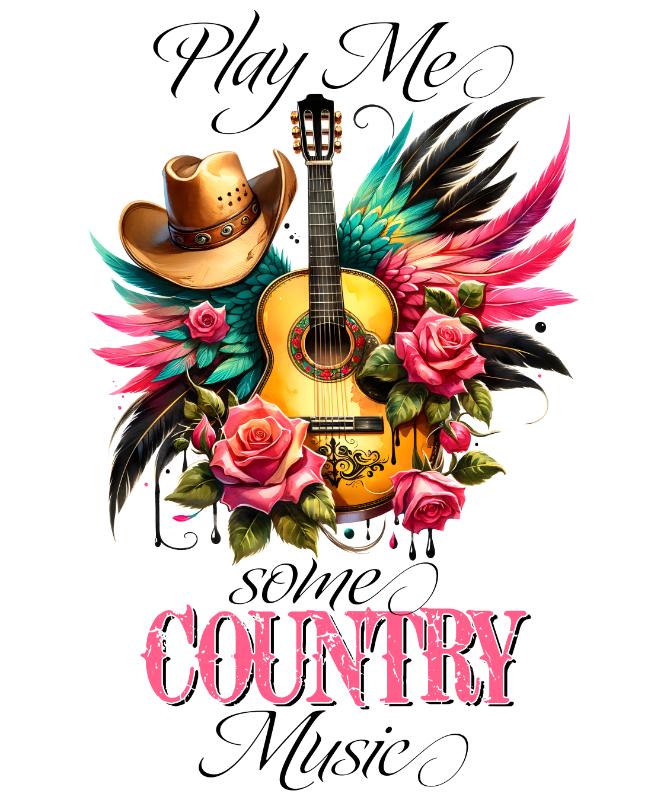 UV DTF decal Stickers cup wraps small decals country music 68 for Cup, glass, mugs, phone case, car, computer, furniture decals, DIY stickers UV DTF Transfer stickers wraps DIY Crafts