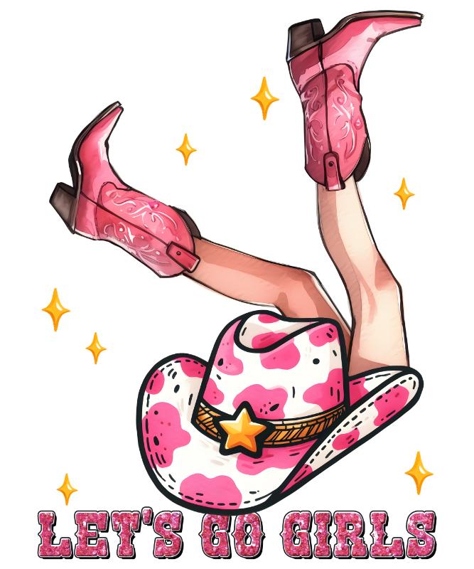 UV DTF decal Stickers cup wraps small decals cowgirl 70 for Cup, glass, mugs, phone case, car, computer, furniture decals, DIY stickers UV DTF Transfer stickers wraps DIY Crafts