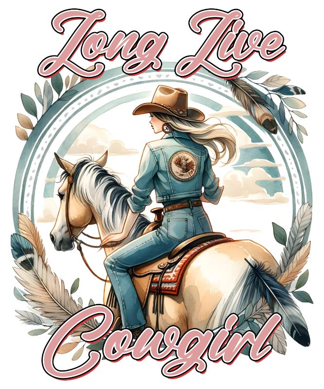 UV DTF decal Stickers cup wraps small decals cowgirl 61 for Cup, glass, mugs, phone case, car, computer, furniture decals, DIY stickers UV DTF Transfer stickers wraps DIY Crafts