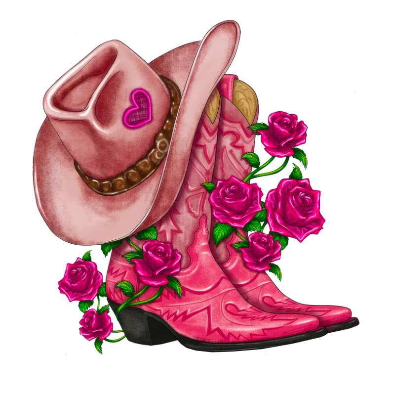 UV DTF decal Stickers cup wraps small decals cowgirl 26 for Cup, glass, mugs, phone case, car, computer, furniture decals, DIY stickers UV DTF Transfer stickers wraps DIY Crafts