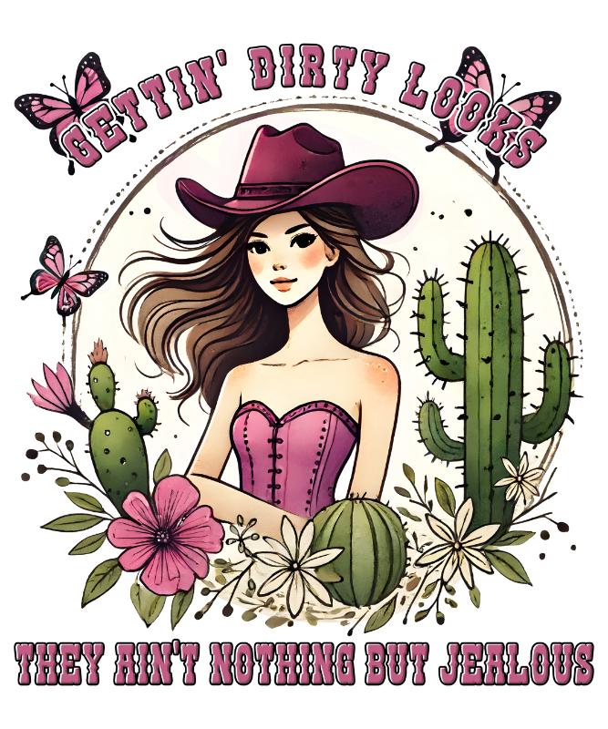 UV DTF decal Stickers cup wraps small decals cowgirl 17 for Cup, glass, mugs, phone case, car, computer, furniture decals, DIY stickers UV DTF Transfer stickers wraps DIY Crafts