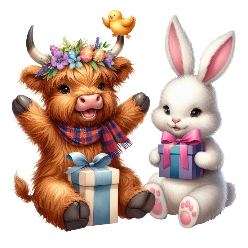 UV DTF decal Stickers cup wraps small decals easter 84 for Cup, glass, mugs, phone case, car, computer, furniture decals, DIY stickers UV DTF Transfer stickers wraps DIY Crafts