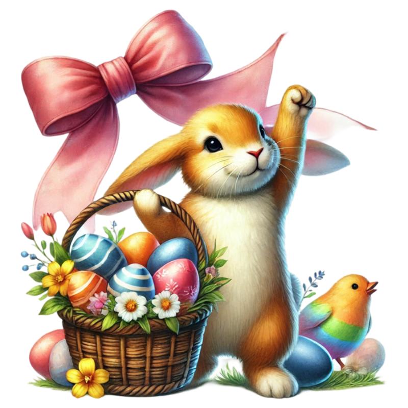 Heat transfers Iron on stickers  easter 20 for Tshirts Iron on Decal Patches Stickers Clothes Hat Pillows DIY Crafts