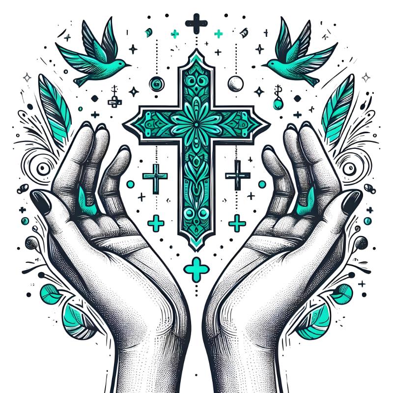 UV DTF decal Stickers cup wraps small decals faith Jesus Christ Lord god cross prayer trust hope blessing spiritual truth religious787 for Cup, glass, mugs, phone case, car, computer, furniture decals, DIY stickers UV DTF Transfer stickers wraps DIY Crafts