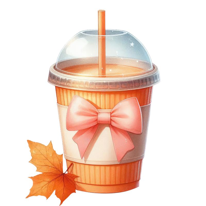 UV DTF decal Stickers cup wraps small decals fall autumn 178 for Cup, glass, mugs, phone case, car, computer, furniture decals, DIY stickers UV DTF Transfer stickers wraps DIY Crafts