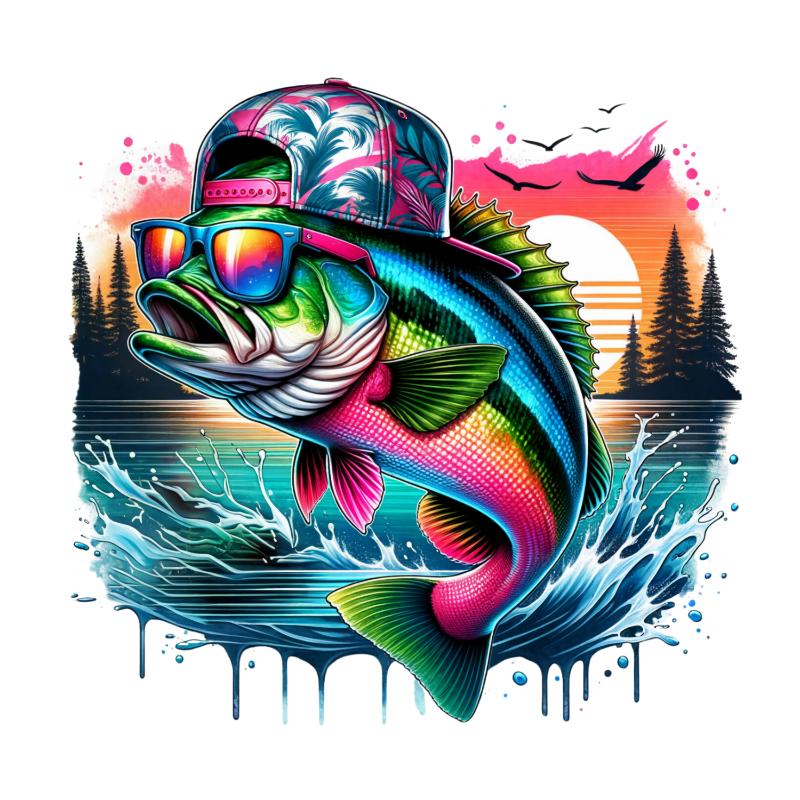 UV DTF decal Stickers cup wraps small decals fishing 129 for Cup, glass, mugs, phone case, car, computer, furniture decals, DIY stickers UV DTF Transfer stickers wraps DIY Crafts