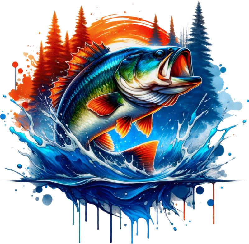 UV DTF decal Stickers cup wraps small decals fishing 121 for Cup, glass, mugs, phone case, car, computer, furniture decals, DIY stickers UV DTF Transfer stickers wraps DIY Crafts