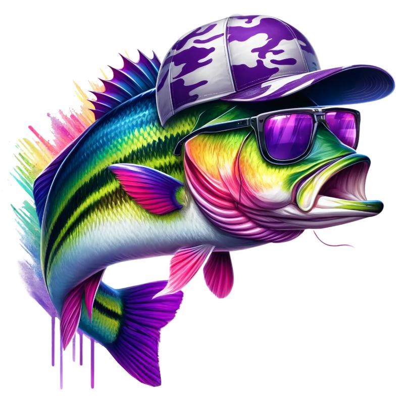 UV DTF decal Stickers cup wraps small decals fishing 101 for Cup, glass, mugs, phone case, car, computer, furniture decals, DIY stickers UV DTF Transfer stickers wraps DIY Crafts