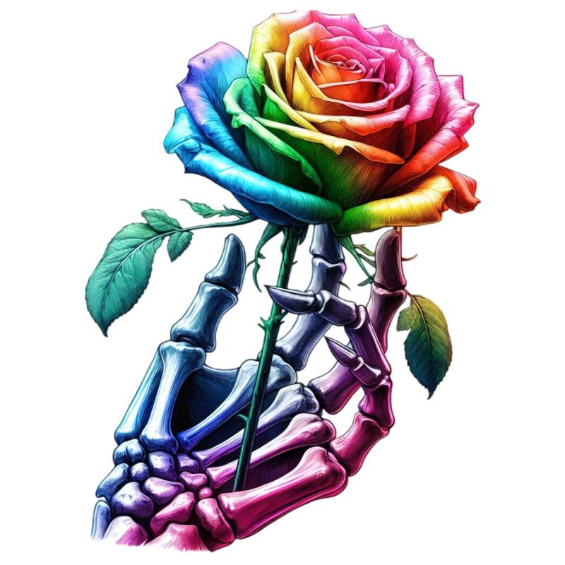 UV DTF decal Stickers cup wraps small decals flower 6 for Cup, glass, mugs, phone case, car, computer, furniture decals, DIY stickers UV DTF Transfer stickers wraps DIY Crafts