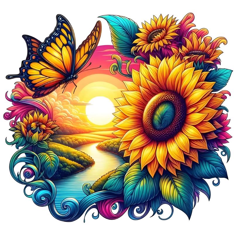 UV DTF decal Stickers cup wraps small decals flower 340 for Cup, glass, mugs, phone case, car, computer, furniture decals, DIY stickers UV DTF Transfer stickers wraps DIY Crafts