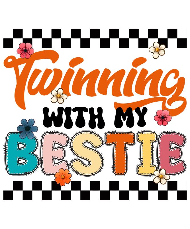 UV DTF decal Stickers cup wraps small decals friends bestie 14 for Cup, glass, mugs, phone case, car, computer, furniture decals, DIY stickers UV DTF Transfer stickers wraps DIY Crafts