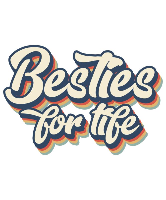 UV DTF decal Stickers cup wraps small decals friends bestie 21 for Cup, glass, mugs, phone case, car, computer, furniture decals, DIY stickers UV DTF Transfer stickers wraps DIY Crafts