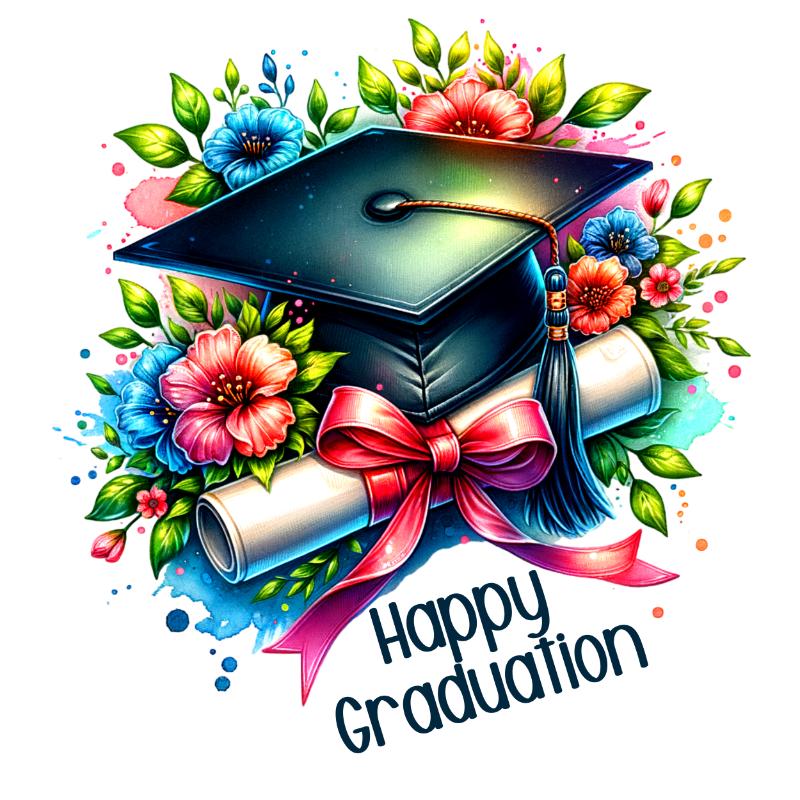 UV DTF decal Stickers cup wraps small decals gradution 6 for Cup, glass, mugs, phone case, car, computer, furniture decals, DIY stickers UV DTF Transfer stickers wraps DIY Crafts