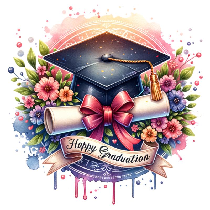 dtf transfers heat transfer Iron on stickers gradution school 12 for Cup, glass, mugs, phone case, car, computer, furniture decals, DIY stickers UV DTF Transfer stickers wraps DIY Crafts